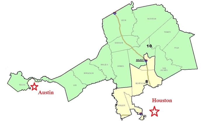 Walker County has twenty-seven Congressional candidates